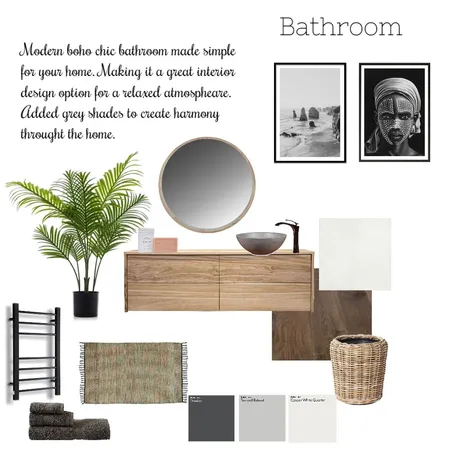 Assignment 9 Bathroom Interior Design Mood Board by OliviaTordoff96 on Style Sourcebook