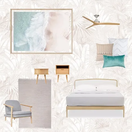 calm bedroom Interior Design Mood Board by renanahuminer on Style Sourcebook