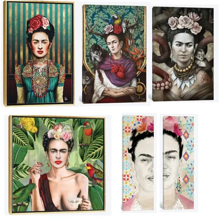 Frida Inspired Interior Design Mood Board by Handled on Style Sourcebook