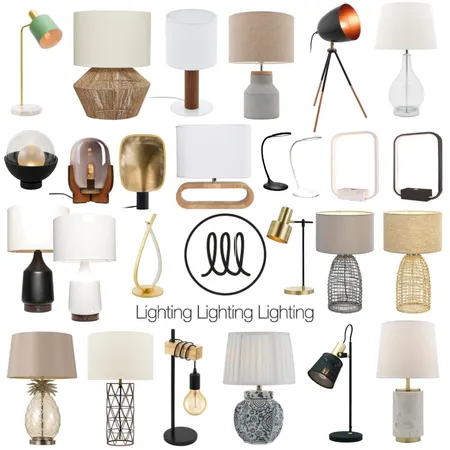 Lighting Lighting Lighting table lamps Interior Design Mood Board by Thediydecorator on Style Sourcebook