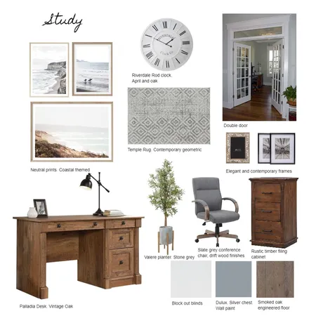 Study Interior Design Mood Board by Katerina on Style Sourcebook