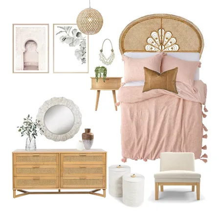 Bohemian Bedroom Interior Design Mood Board by JessicaFloodDesign on Style Sourcebook