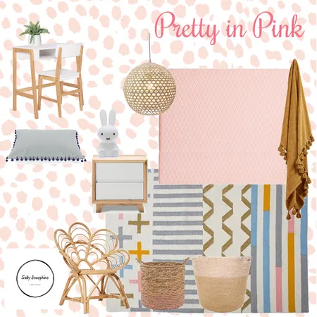Pretty in Pink Interior Design Mood Board by Sally Josephine Designs on Style Sourcebook