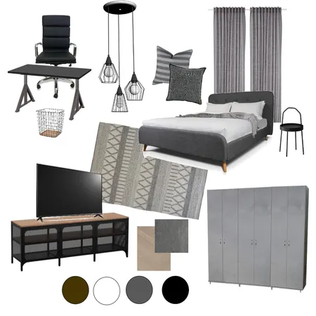 badroom Interior Design Mood Board by Ophirvilder on Style Sourcebook
