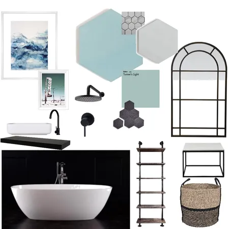 Industrial inspired Bathroom Interior Design Mood Board by trishd-esigns on Style Sourcebook