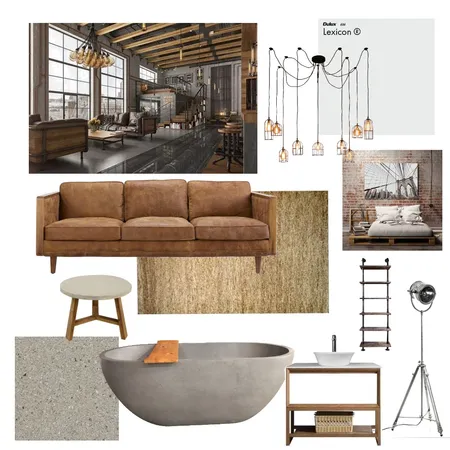 Industrial theme Interior Design Mood Board by zoesharrock on Style Sourcebook