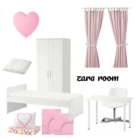 Zara bedroom 1 Interior Design Mood Board by Syazaliza on Style Sourcebook