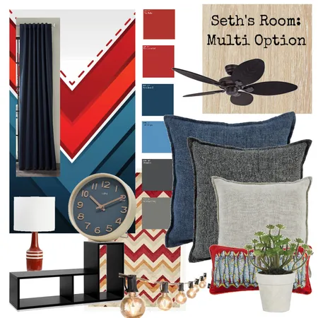 Seth's Room: Multi Option Interior Design Mood Board by Hbabe on Style Sourcebook