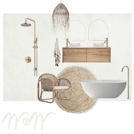 Wood and White Renovations - Organic coastal bathroom Interior Design Mood Board by woodandwhiteliving on Style Sourcebook