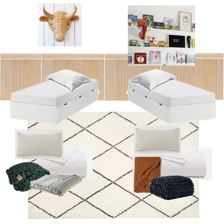 Boys Room Bedding Interior Design Mood Board by Annacoryn on Style Sourcebook