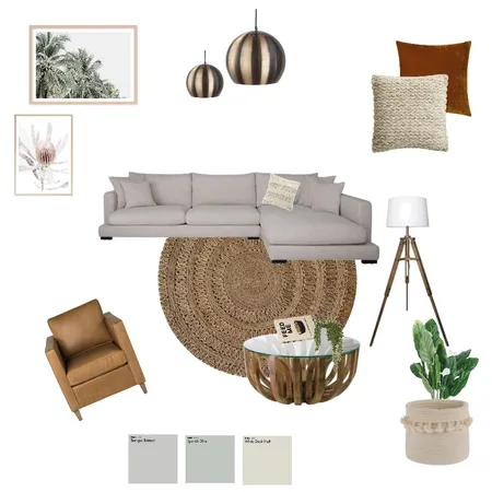 Coastal living room Interior Design Mood Board by Stone and Oak on Style Sourcebook