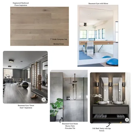 Barber Gym + Full Bath Interior Design Mood Board by Payton on Style Sourcebook