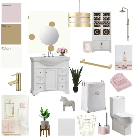 Girls Bathroom Interior Design Mood Board by jennadunlop on Style Sourcebook