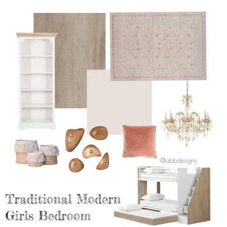 traditional modern girls room Interior Design Mood Board by Abblanddesigns on Style Sourcebook