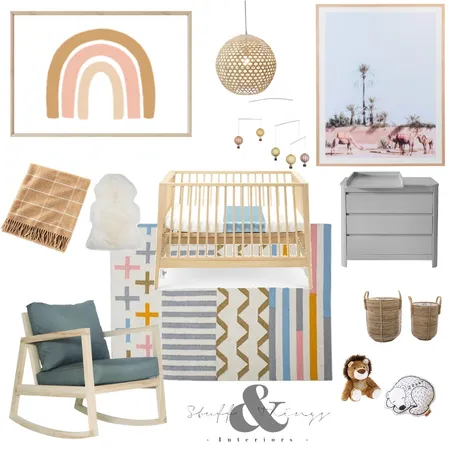 Unisex Nursery Interior Design Mood Board by StuffandThingsInteriors on Style Sourcebook