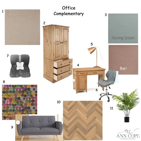 Office Complementary Interior Design Mood Board by AnnCope on Style Sourcebook