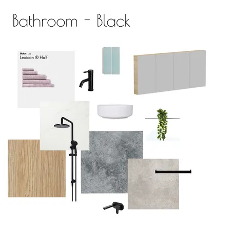 Bathroom - Black Interior Design Mood Board by Booth on Style Sourcebook