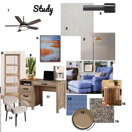 STUDY Interior Design Mood Board by maymanley on Style Sourcebook