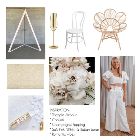 Pink + White Themed Shoot Interior Design Mood Board by modernlovestyleco on Style Sourcebook