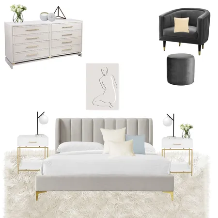 glam Interior Design Mood Board by Mishehome on Style Sourcebook