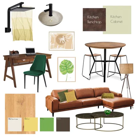 Analogous Interior Design Mood Board by yeewanrou on Style Sourcebook