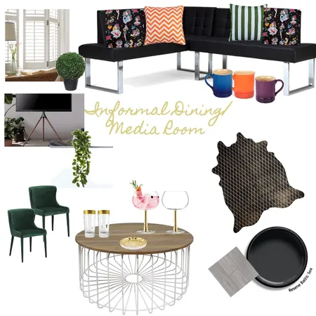 Informal Media/Dining RoomIDIAss9 Interior Design Mood Board by aimeeomy on Style Sourcebook