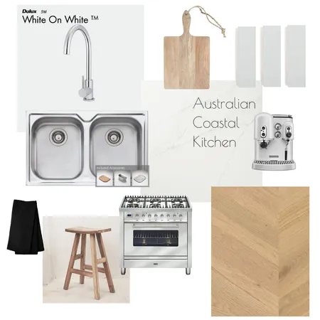 Australian Coastal Kitchen Interior Design Mood Board by MrsCama on Style Sourcebook