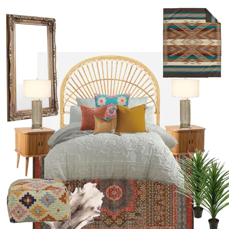 Spice Bedroom Interior Design Mood Board by The Lotus Creative on Style Sourcebook