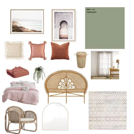 BohoBeachBedroom Interior Design Mood Board by LouisaCraddock on Style Sourcebook