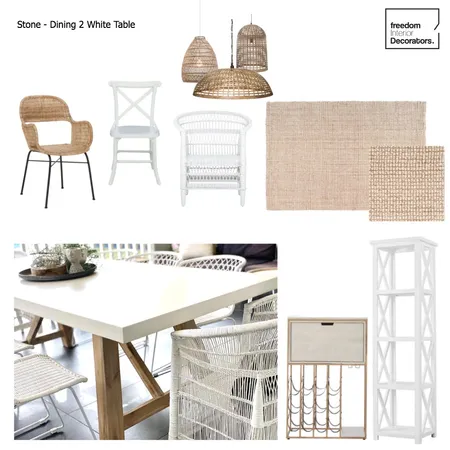 Stone - Dining 2 white table Interior Design Mood Board by fabulous_nest_design on Style Sourcebook