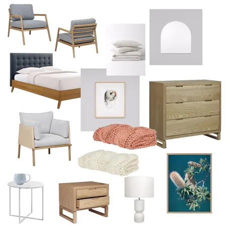 Vanessa Master Bedroom Interior Design Mood Board by KMK Home and Living on Style Sourcebook