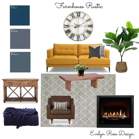 Lisa Klassen Living Room Interior Design Mood Board by Evelyn Rose Design on Style Sourcebook