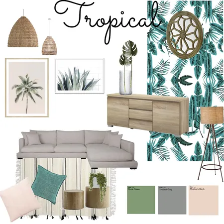 Tropical Interior Design Mood Board by ShontaeR on Style Sourcebook