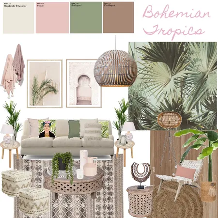 Bohemian Tropics Interior Design Mood Board by awolff.interiors on Style Sourcebook