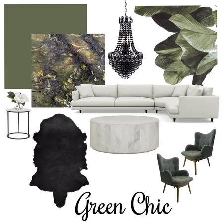 Green Chic Interior Design Mood Board by Martin on Style Sourcebook