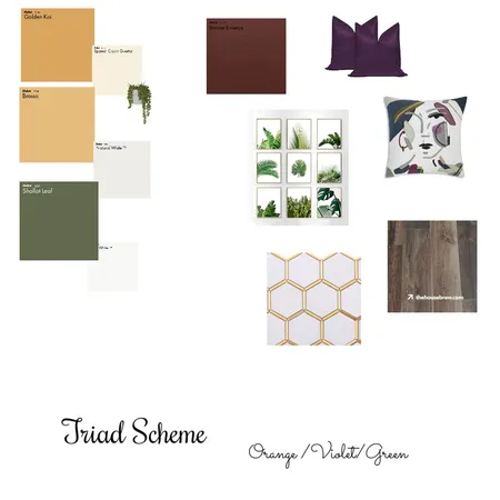 Scheme Triad 1950's Home Interior Design Mood Board by Jlw4587 on Style Sourcebook