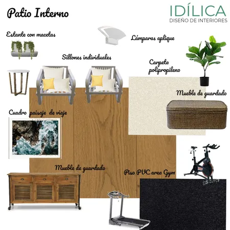 Patio Interno - A2 Interior Design Mood Board by idilica on Style Sourcebook