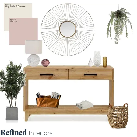 Hallway 06 Interior Design Mood Board by RefinedInteriors