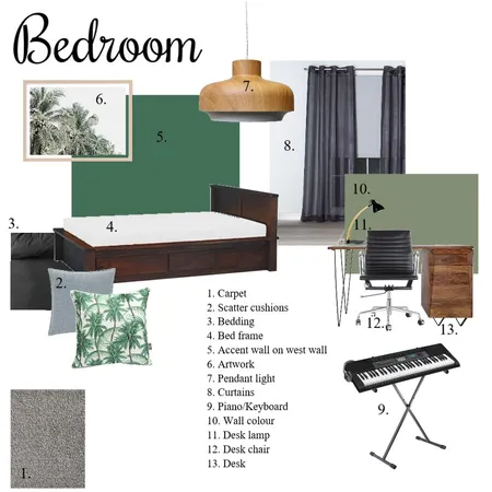 Assignment 10 Bedroom Interior Design Mood Board by Nicolemanley.x on Style Sourcebook