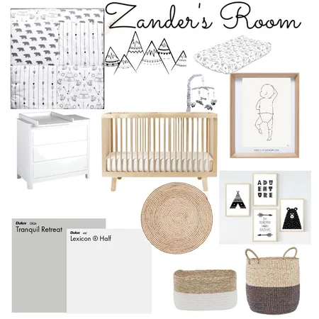 Zander's Room Interior Design Mood Board by KrisSmoothy on Style Sourcebook