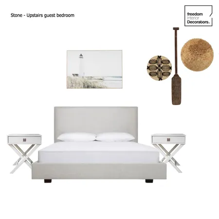 Stone - Upstairs Guest Bed Interior Design Mood Board by fabulous_nest_design on Style Sourcebook