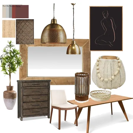 Rustic Interior Design Mood Board by Black Dahlia Interiors on Style Sourcebook