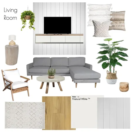 Living Room - Coastal Scandi Interior Design Mood Board by Cedar &amp; Snø Interiors on Style Sourcebook