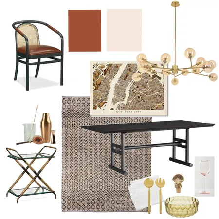 Dining Room Interior Design Mood Board by apagel on Style Sourcebook