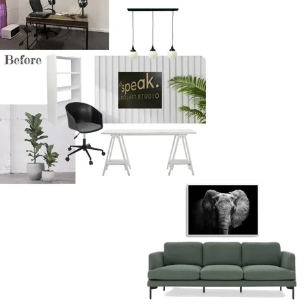 Podcast Studio Interior Design Mood Board by littlemissapple on Style Sourcebook