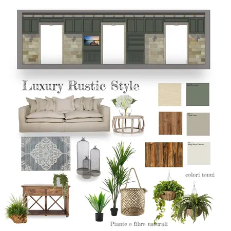 Luxury Rustic Style Interior Design Mood Board by gaepard on Style Sourcebook
