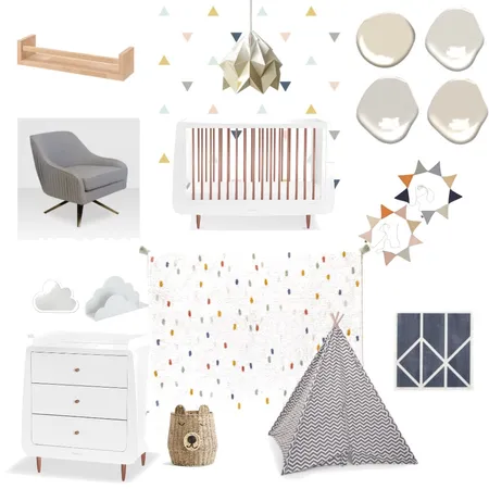 Baby Nursery 1 Interior Design Mood Board by ddabat on Style Sourcebook