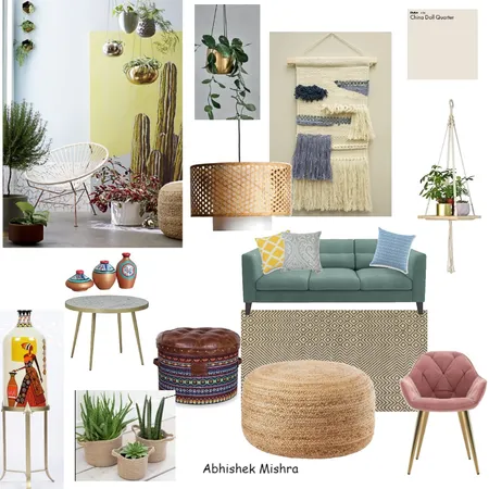 boho Interior Design Mood Board by AM on Style Sourcebook