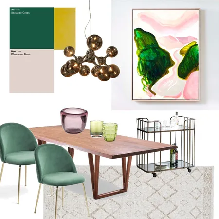 Luxe Contemporary Dining Interior Design Mood Board by Jensievers on Style Sourcebook