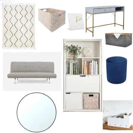 Home Office and Guest Room Interior Design Mood Board by brightboxsolutions on Style Sourcebook